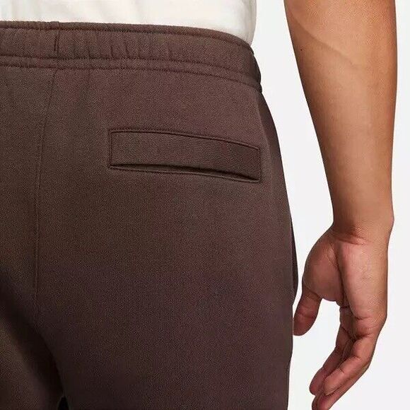 Nike Sportswear Club Fleece Joggers Men's Size 2XL Baroque Brown White NEW - Picture 4 of 7